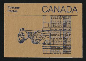 Canada 1187a Sealed Booklet Gargoyle Cover MNH Parliament Buildings