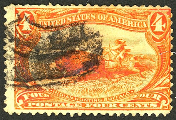 U.S. #287 USED THIN CREASES