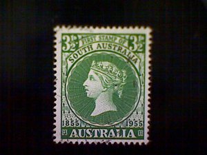 Australia, Scott #285, used (o), 1955, Centenary of South Australia First Stamp