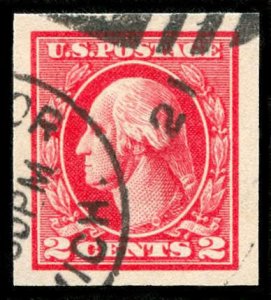 momen: US Stamps #533 Used PSE Graded SUP-98