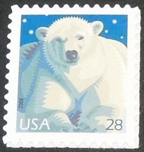 2009 28c Polar Bear Scott 4387 Mint NH