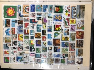 Worldwide Stamps On Stock Pages British Colonies & More