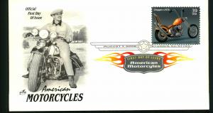 #4085 American Motorcycles - Chopper - Digital Color Canc...