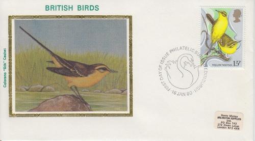 1980 Great Britain Birds Yellow Wagtail (Scott 887) Colorano