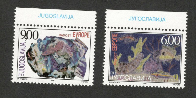 YUGOSLAVIA-MNH SET-JOY OF EUROPE-1998.