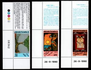 French Polynesia 549-551 Mint NH!