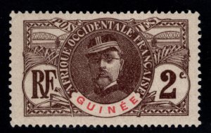 French Guinea Scott 34 MH* General Faidherbe stamp expect similar centering