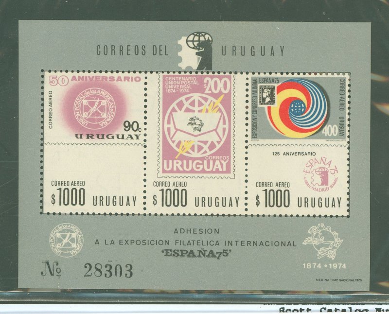 Uruguay #C403 Mint (NH) Souvenir Sheet