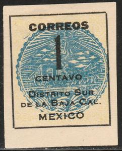 MEXICO 401, 1c Baja California Revolut. Issue. Unused NO GUM (AS ISSUED). F-VF.