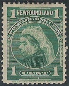 Scott: 80 Newfoundland - Queen Victoria - Mint Hinged