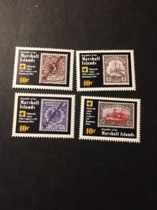 Marshall Islands sc 50-53 MNH comp set