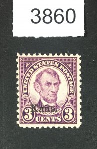 MOMEN: US STAMPS # 661 MINT OG NH LOT #H 3860