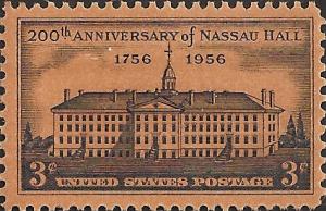 # 1083 MINT NEVER HINGED NASSAU HALL