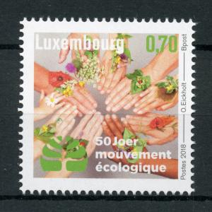 Luxembourg 2018 MNH Mouvement Ecologique 1v Set Nature Environment Stamps