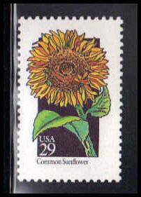 2666 29c Common Sunflower Fine MNH W3619