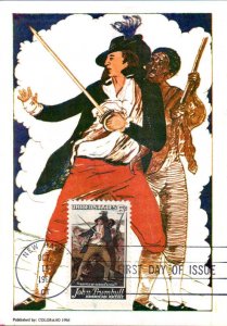 #1361 John Trumbull Colorano Maxi FDC