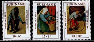 Suriname Scott B177-B179 MH*  Semi-Postal