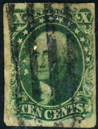 U.S. # 15 Used F-VF Crease