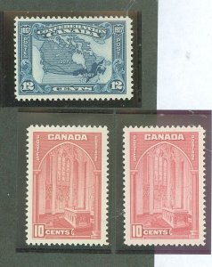 Canada #145/241/241a  Multiple