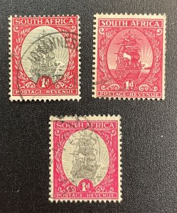 South Africa LOT #51a,57a,256,262,343,352 + Type A6 varieties + SW Africa #270