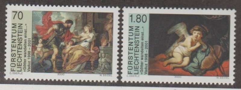 Liechtenstein Scott #1176-1177 Stamps - Mint NH Set