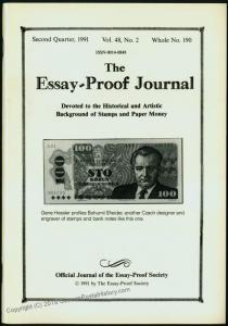 Essay-Proof Journal No190 Czechoslovakia China 44699