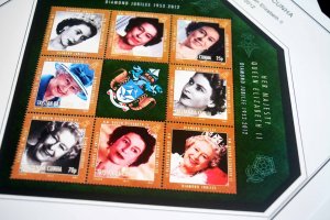 COLOR PRINTED TRISTAN DA CUNHA 2011-2020 STAMP ALBUM PAGES (45 illustr. pages)