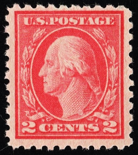 US 425 MNH VF 2 Cent Washington Type I Rose Red