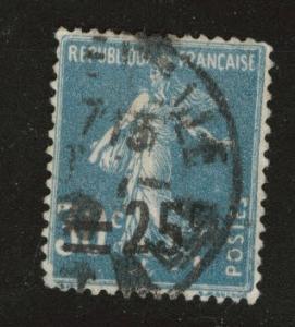 France Scott 227 Used overprint 