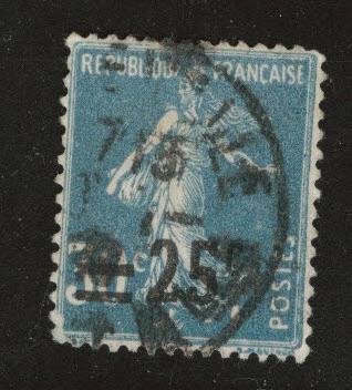 France Scott 227 Used overprint 