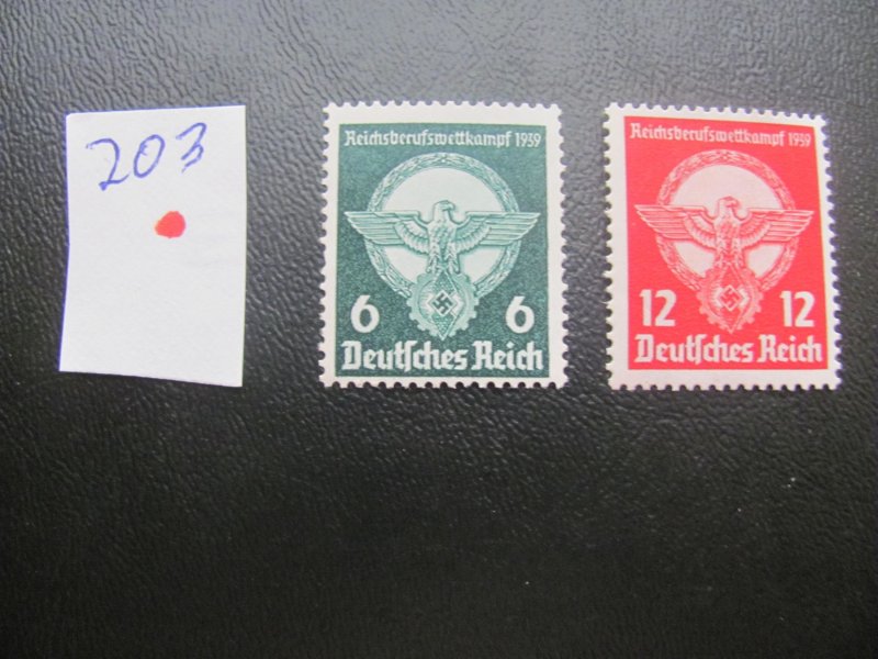 Germany 1939 MNH SC 390-391 SET VF 25 EUROS (203)