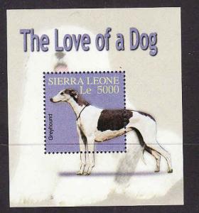 Sierra Leone-Sc#2749-unused NH sheet-Love of a Dog-2004-