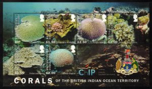 BIOT 2017 Corals S/S; Scott 480, SG 521; MNH