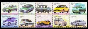 *FREE SHIP Malaysia Made Vehicles (II) 2001 Car Motor Transport (stamp) MNH