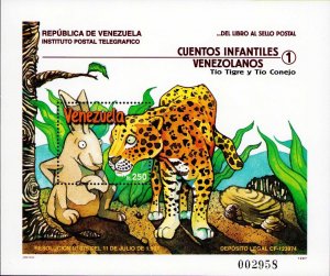 Venezuela 1997 Rabbit & Tiger Children's Story  Scott 1572  MNH