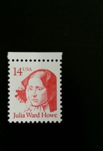 1987 14c Julia Ward Howe, Poet Scott 2176 Mint F/VF NH