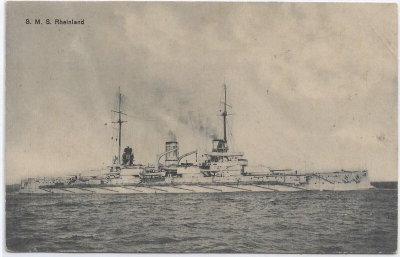 WW1: Germany Marine Schiffspost: Torpedo Boat T-94 8/31/1915 (M6100)