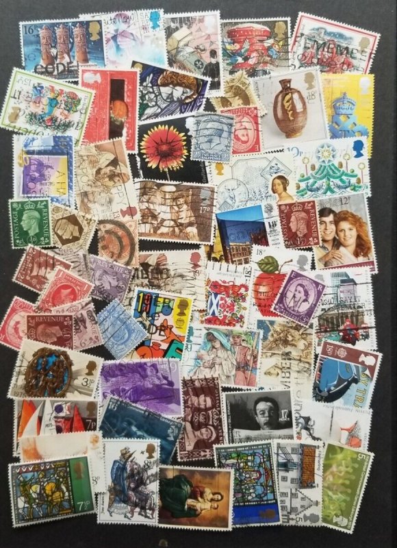 GB GREAT BRITAIN UK England  Used Stamp Lot Collection T5302