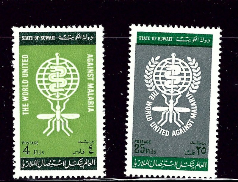 Kuwait 183-84 MLH 1962 Fight Malaria
