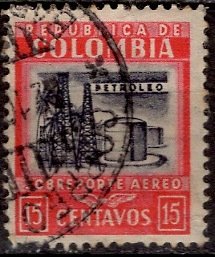 Colombia; 1939: Sc. # C99: Used Single Stamp