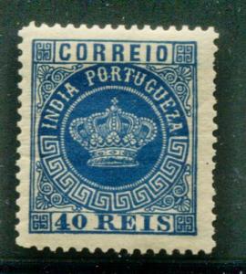 Port. India   60a Mint OG 1877 Crown Perf 12 1/2 CV $175.00