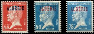 Algeria SC# 21-2, 25 Pasteur Issues of France o/p MH