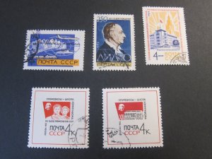 Russia 1963 Sc 2783,84,99,2800-01 sets(4) FU