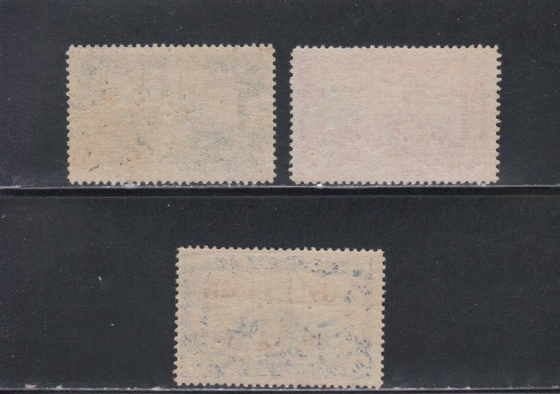 Turkey # J59-61, Adrianople. Mint NH, 1/3 Cat.