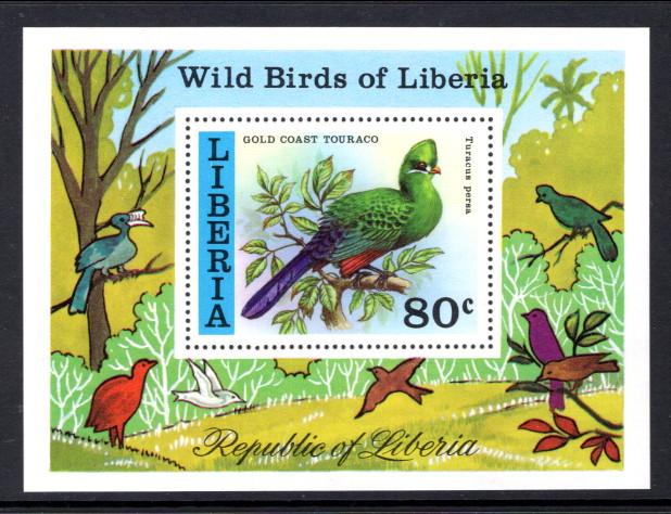 Liberia 783 Birds Souvenir Sheet MNH VF