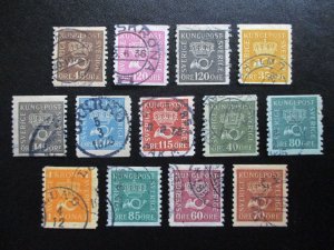 Sweden #145-159 Used - WDWPhilatelic - 10/23