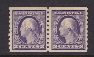 394 Pair VF OG mint previously hinged with nice color cv $ 145 ! see pic !