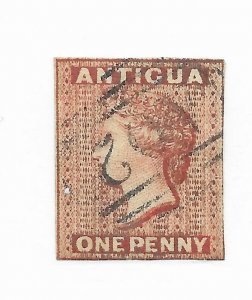 Antigua #3 Used - Stamp CAT VALUE $32.50