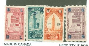 French Morocco #119/120-123 Unused Single (Complete Set)