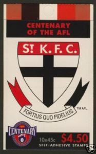 Australia 1515a General Booklet MNH St Kilda Saints